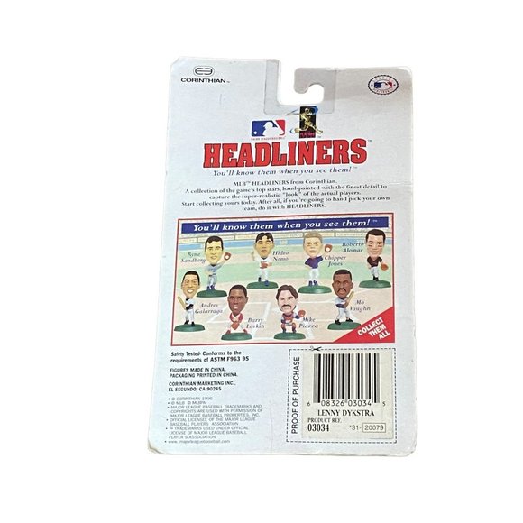 Headliners Lenny Dystra Collectable Figure Phillies - Picture 2 of 2